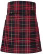 Breckenridge Tartan Kilt Side Angle – Premium 16oz Acrylic Wool Scottish Kilt