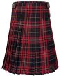 Breckenridge Tartan Kilt Back Pleated View – Classic Highland Style Kilt