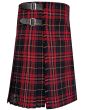Breckenridge Tartan Kilt Rear Pleats Detail – Authentic Scottish Clan Tartan Kilt