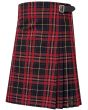 Breckenridge Tartan Kilt Front Buckle View – Genuine Leather Straps & Rust Free Buckles