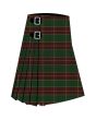 Brithwe Dewi Sant Premium Tartan Kilt, Green color for Male