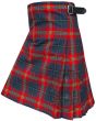 Bro Naoned Premium Tartan Kilt, Blue color for Male