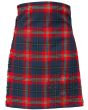 Bro Naoned Premium Tartan Kilt, Blue color for Male