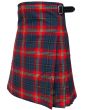 Bro Naoned Premium Tartan Kilt, Blue color for Male