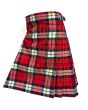Bro Sant Malou Premium Tartan Kilt, Red color for Male