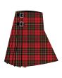 Brodie Red Modern Premium Tartan Kilt, Red color for Male