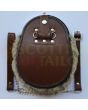 Brown Leather With Tan Color Rabbit Fur Sporran