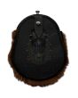 Brown Rabbit Fur Full Dress Kilt Sporran