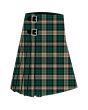 Brown Watch Premium Tartan Kilt, Green color for Male