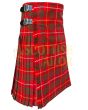 Bruce Ancient Tartan Kilt, Orange color for Male