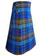 Buchanan Blue Tartan Kilt, Blue color for Male