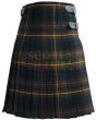 Buchanan Hunting Tartan Kilt, Green color for Male