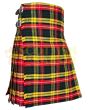 Buchanan Modern Tartan Kilt, Yellow color for Male