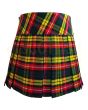 Buchanan Modern Tartan Women Billie Kilt Mini Skirt