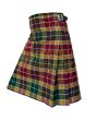Buchanan Mute Tartan Kilt, Red color for Male