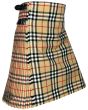 Burberry Genuine Stripe Pleated Tartan Kilt Right Side Angle – Traditional Scottish Tartan Kilt