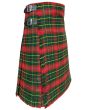 Burnett Modern Tartan Kilt, Red color for Male