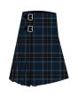 Burnetts Struth Premium Tartan Kilt, Black color for Male