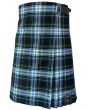 Campbell of Argyll Dress Tartan Kilt Buckle and Pleated Side Angle – Custom Scottish Tartan Kilt