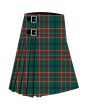 Canadian Caledonian Hunting Premium Tartan Kilt, Green color for Male