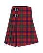 Catalan Dance Premium Tartan Kilt, Red color for Male