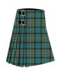 Cavalier Blue Premium Tartan Kilt, Green color for Male