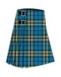 Chakraa Premium Tartan Kilt, Blue color for Male