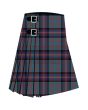 Clan Cochrane Azure Premium Tartan Kilt, Gray color for Male