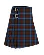 Clan Cockburn Brown Premium Tartan Kilt, Black color for Male
