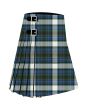 Clan Cockburn of Ormiston Dress Premium Tartan Kilt, Green color for Male