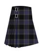 Clan Connecticut State Police Premium Tartan Kilt, Black color for Male