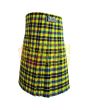 Cornish National Tartan Kilt, Yellow color for Male