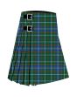Clan Corstorphine Modern Premium Tartan Kilt, Green color for Male