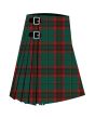 Clan Cozumel Premium Tartan Kilt, Green color for Male