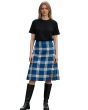 Crombie House Check Women Tartan Kilt Front Pose – Premium 16oz Acrylic Wool Scottish Kilt