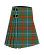 Clan Crozier Crosser Ancient Premium Tartan Kilt, Green color for Male