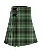 Clan Crumlish Premium Tartan Kilt, Green color for Male