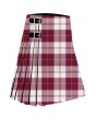 Clan Cunningham Dress Burgundy Premium Tartan Kilt, Red color for Male