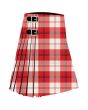 Clan Cunningham Dress Red Premium Tartan Kilt, Red color for Male