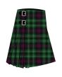Clan Cunningham Wilsons Premium Tartan Kilt, Green color for Male
