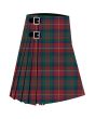 Clan Cuthill Modern Premium Tartan Kilt, Green color for Male