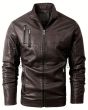Dark Brown Sheep Leather Jackets for Modern Style