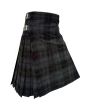 Dark Grey Highlander Tartan Kilt For Sale