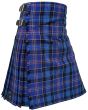Dickson Modern Tartan Kilt - Modern Scottish Highland Kilt in Blue Tartan