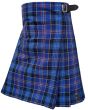 Dickson Modern Tartan Kilt Left Side View – Premium 16oz Acrylic Wool Clan Kilt