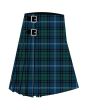Dollar Academy Green Modern Tartan Kilt