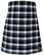 Dress Gordon Tartan Kilt Stripe Pleated Front Apron View – Classic Gordon Clan Tartan Kilt
