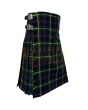 Farquharson Modern Premium Tartan Kilt, Green color for Male