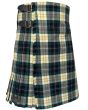 Fitzpatrick Tartan Kilt Buckle Side View – Genuine Leather Straps with Rust Free Buckles
