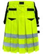 Fluorescent Firefighter Working Kilt - Scottish Kilts For Men